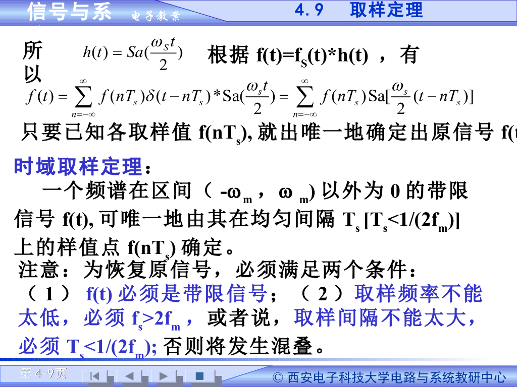 《信号与系统》演示文稿-采样定理_第9页