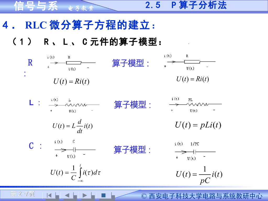 《信号与系统》演示文稿-卷积积分性质及P算子简介（一）_第7页