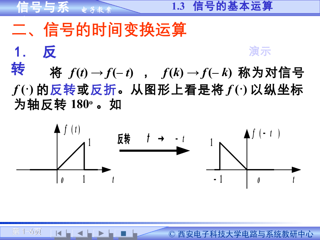 《信号与系统》演示文稿-信号系统的概念以及基本运算（二）_第6页