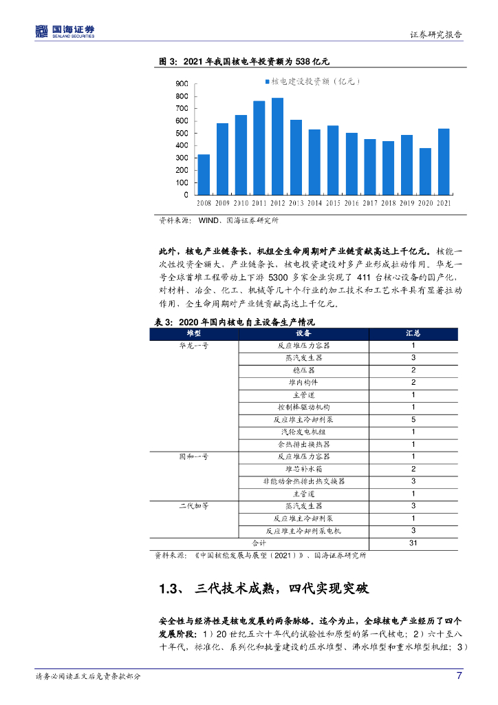 国海证券：核电：碳中和下被低估的方向_第7页