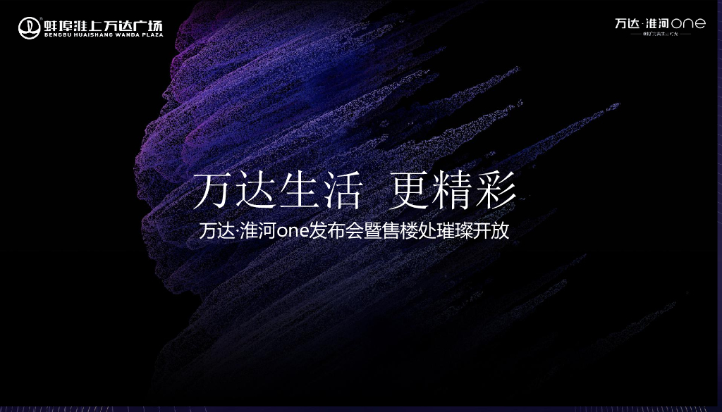 2019万达·淮河one售楼处开放活动方案