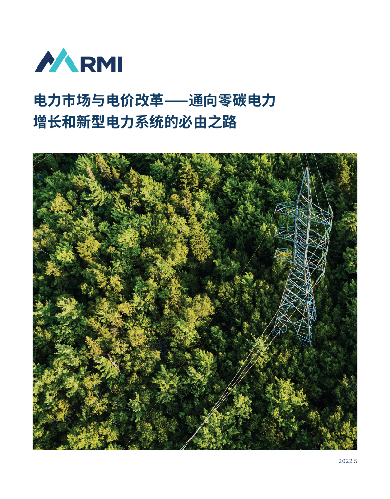 落基山研究所：电力市场与电价改革——通向零<em>碳</em>电力增长和新型电力系统的必由之路 海报