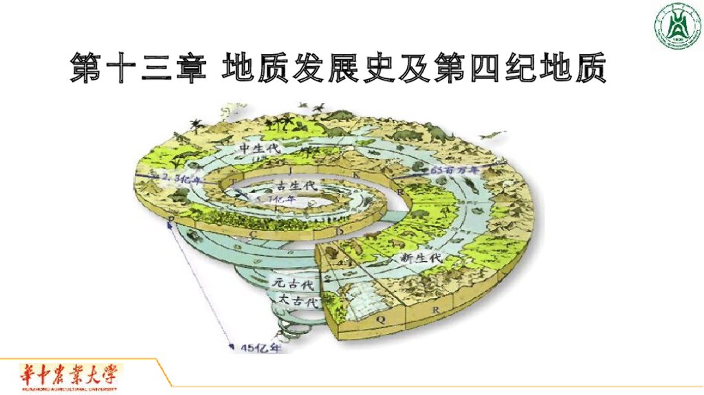 《地质与地貌学》演示文稿-地质发展史