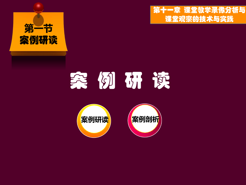 《现代教育技术应用》演示文稿-案例研读：课堂观察伴我专业成长（第一讲）_第6页