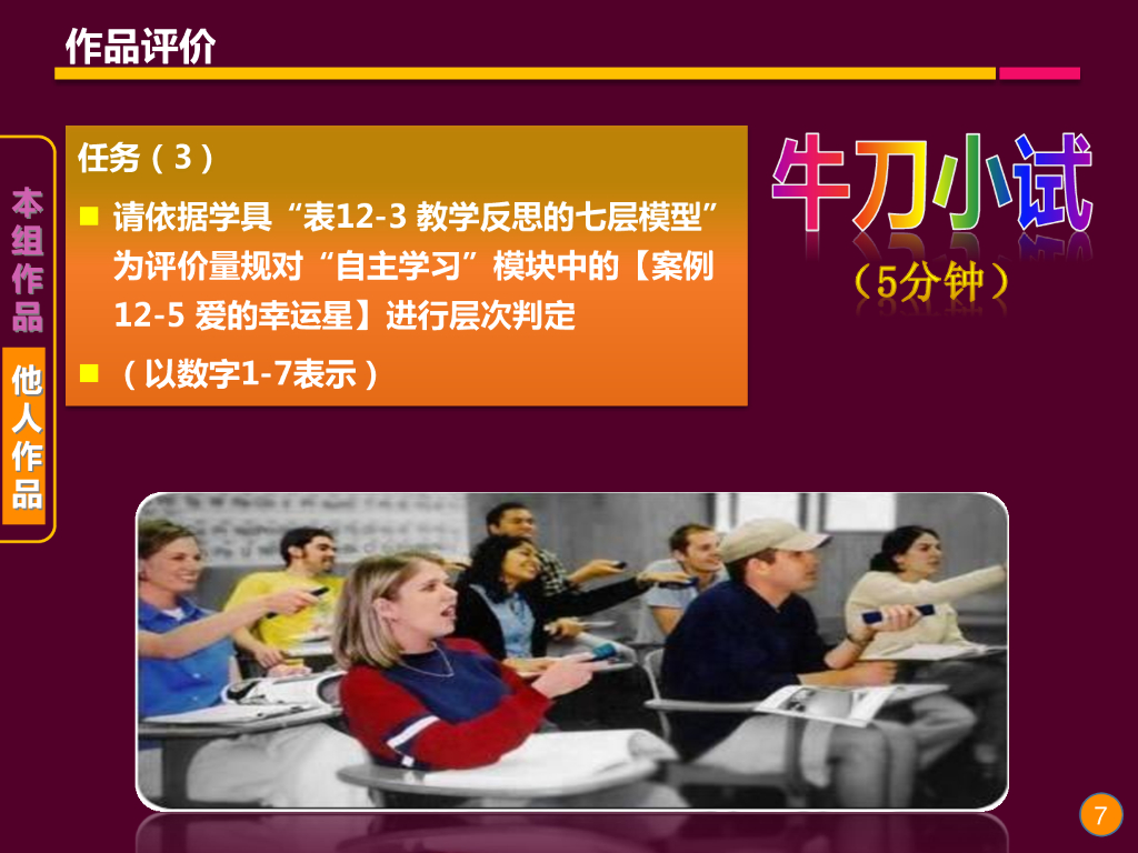 《现代教育技术应用》演示文稿-反思提高：对数字故事进行反思性评价_第7页