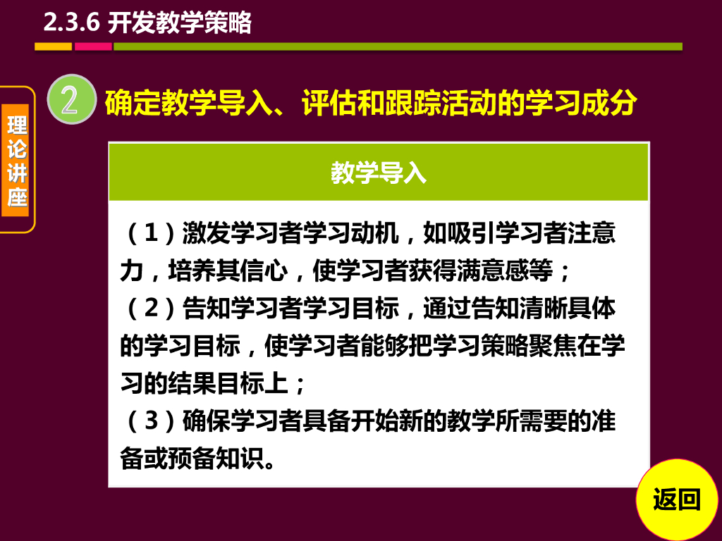 《现代教育技术应用》演示文稿-理论讲座：教学设计的基础理论与方法（第十讲）_第6页