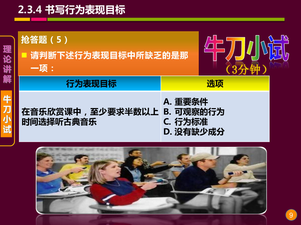 《现代教育技术应用》演示文稿-理论讲座：教学设计的基础理论与方法（第八讲）8_第9页