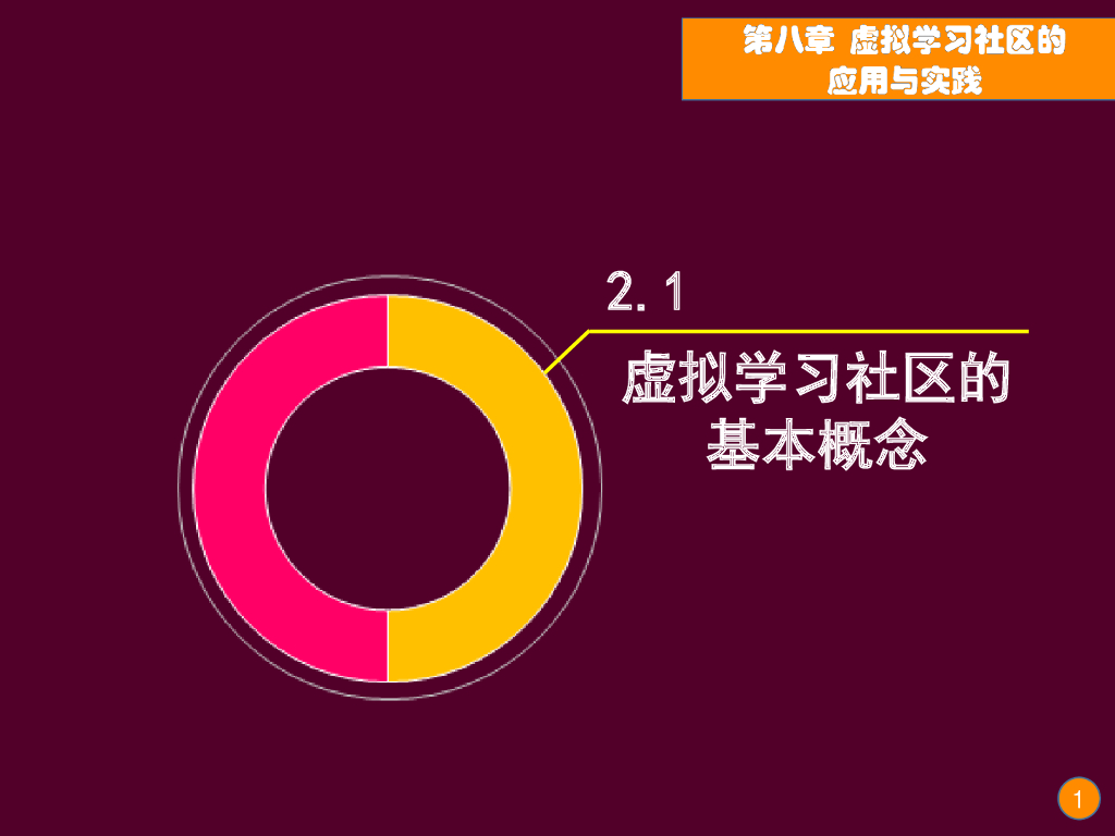 《现代教育技术应用》演示文稿-理论讲座：虚拟学习社区的教与学原理（第二讲）