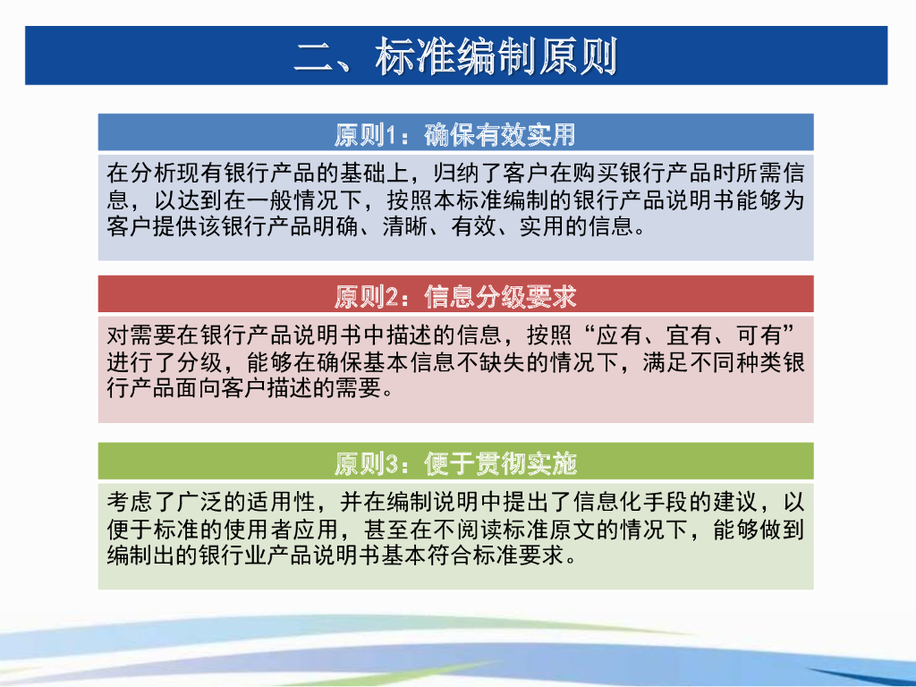 金融标准化宣贯材料《银行业产品说明书描述规范》介绍_第6页