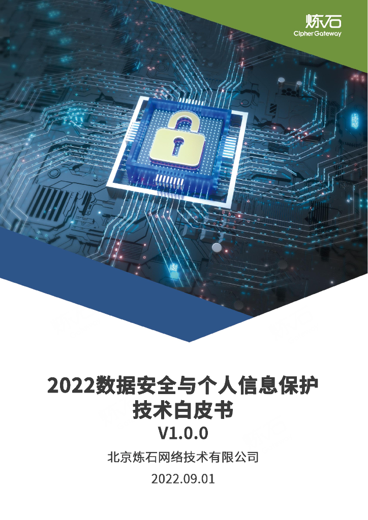 炼石网络：2022数据安全与个人信息保护技术白皮书