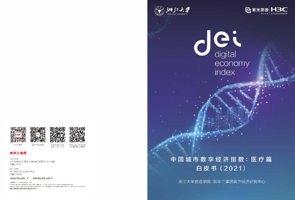 新华三：中国城市数字经济指数（2021）——医疗篇