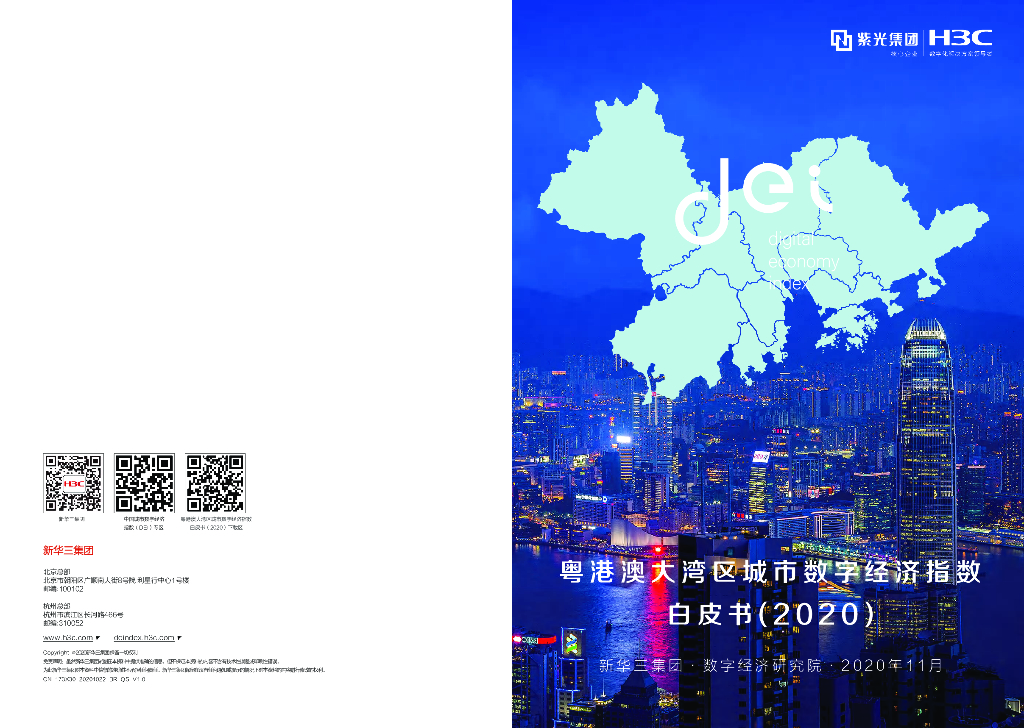 新华三：粤港澳大湾区城市数字经济指数白皮书（2020）