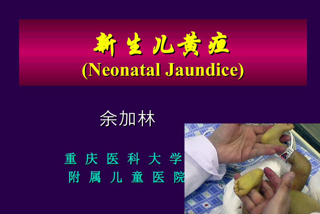 《儿科学》新生儿黄疸1