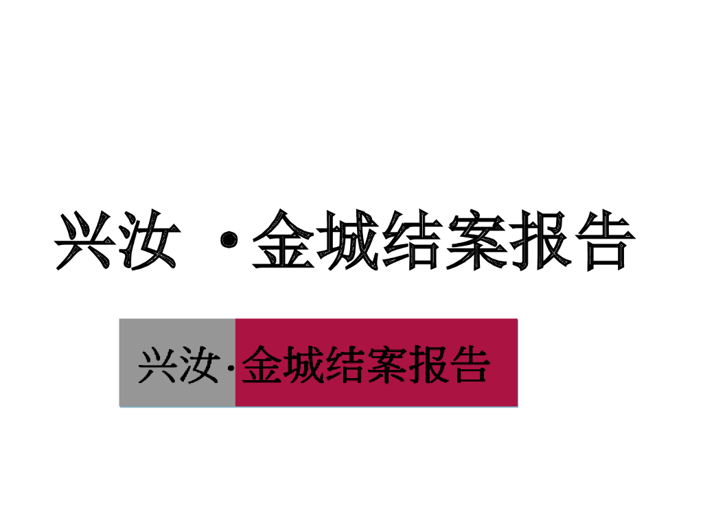 世联_长沙兴汝金城城市综合体项目结案报告