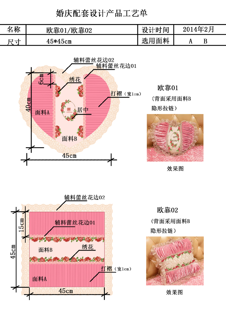 《家纺艺术设计》蓝丝羽亚婚庆温馨系列