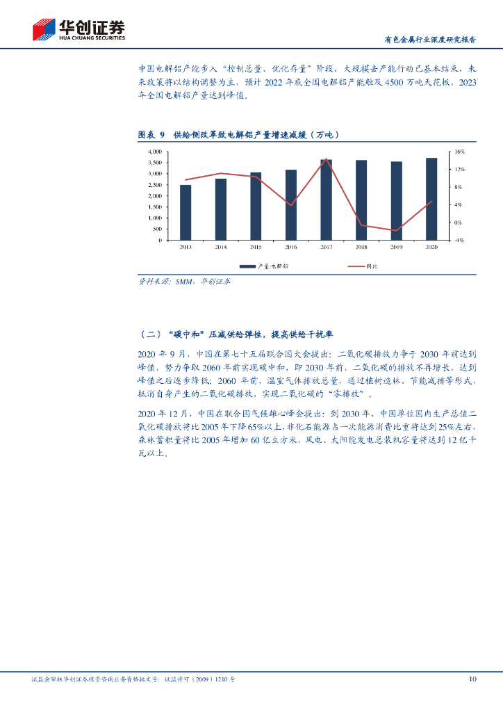 华创证券：“未来金属”铝系列报告三：新能源遇上“碳中和”，重构供需格局_第10页