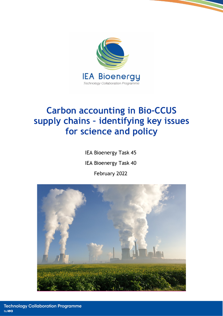 国际能源署IEA：生物CCUS<em>供应链</em>中的碳核算——确定科学和政策的关键问题（英文版） 海报