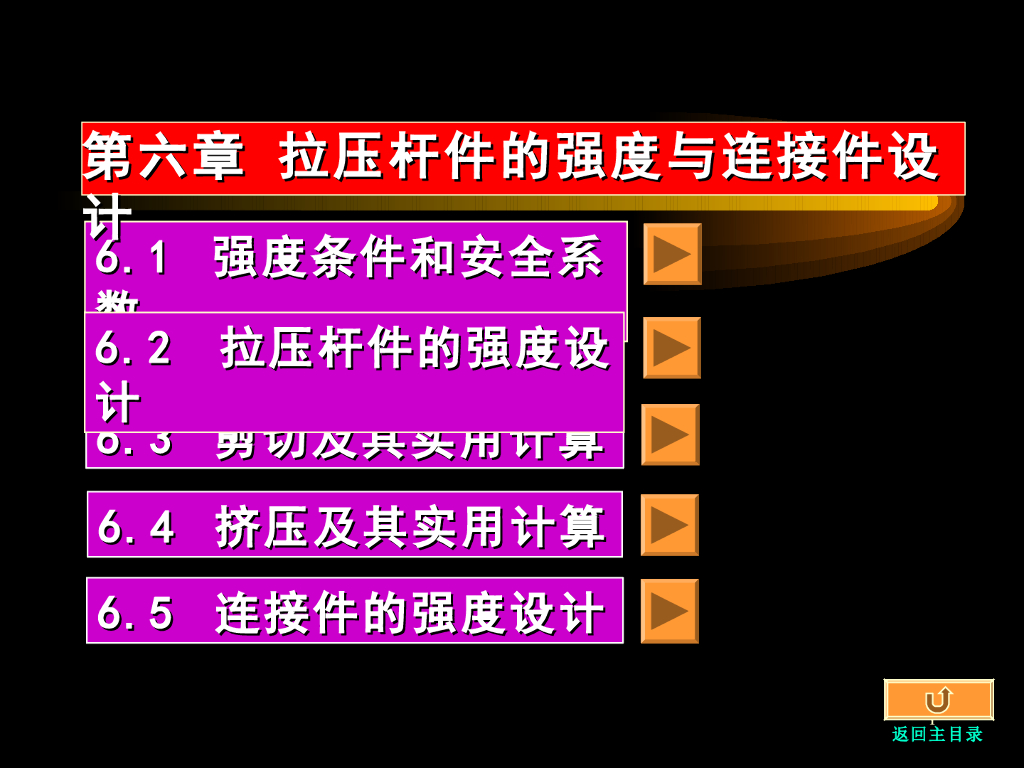 《工程力学》教学课件-第六章 拉压杆件的强度与连接件设计
