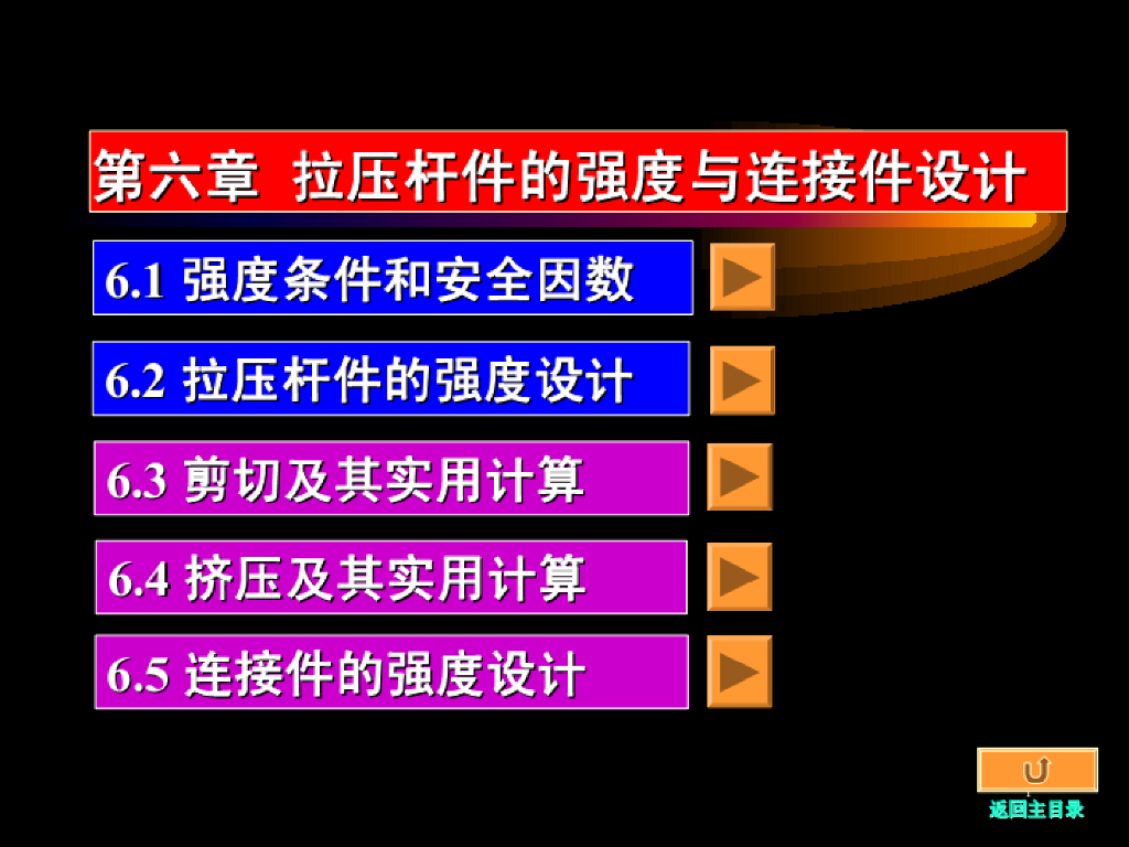 《工程力学》演示文稿-第一讲 强度条件和安全因数 拉压杆件的强度设计