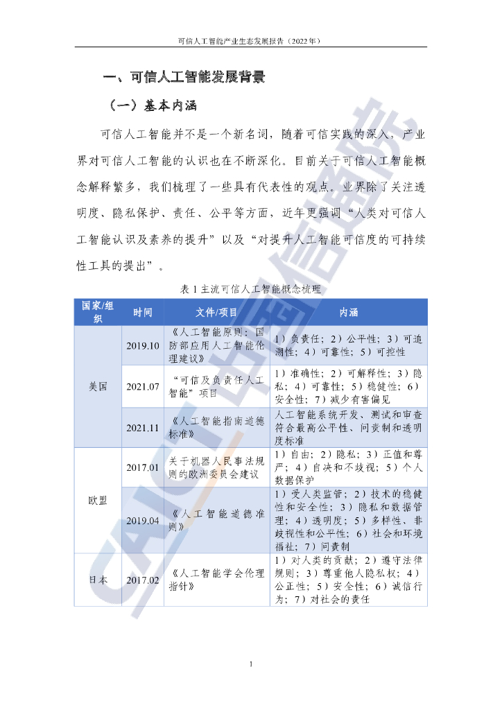 中国信通院：可信人工智能产业生态发展报告（2022年）_第7页