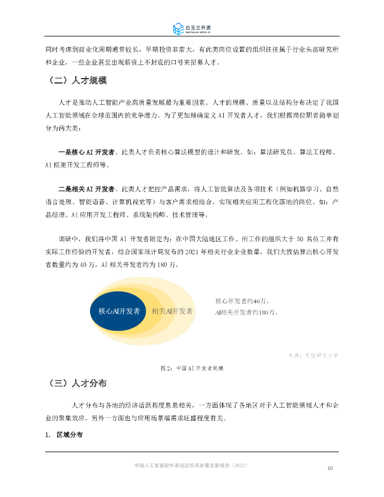 白玉兰开源：2022中国人工智能软件基础设施高质量发展报告_第10页