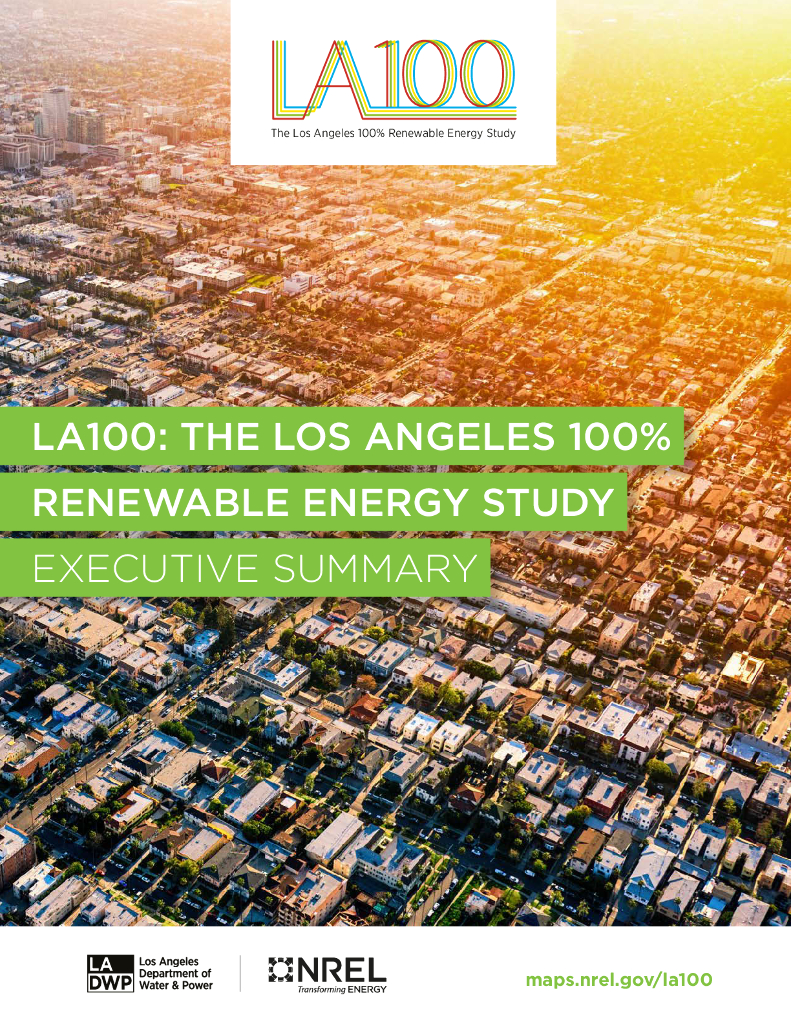 LA100：洛杉矶100%可再生<em>能源</em>目标研究执行摘要（英文版） 海报