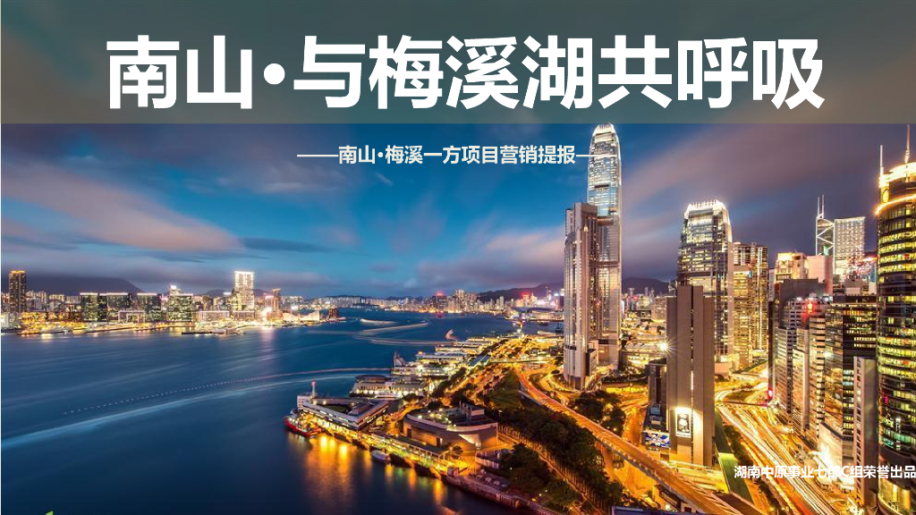 南山梅溪一方大型商业综合体2019上市营销策略案