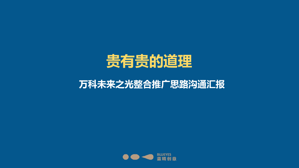 2019蓝睛创意-万科未来之光整合推广汇报