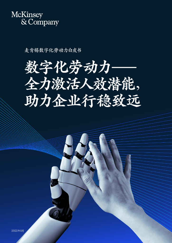 麦肯锡：数字化劳动力——全力激活人效潜能， 助力企业行稳致远 海报