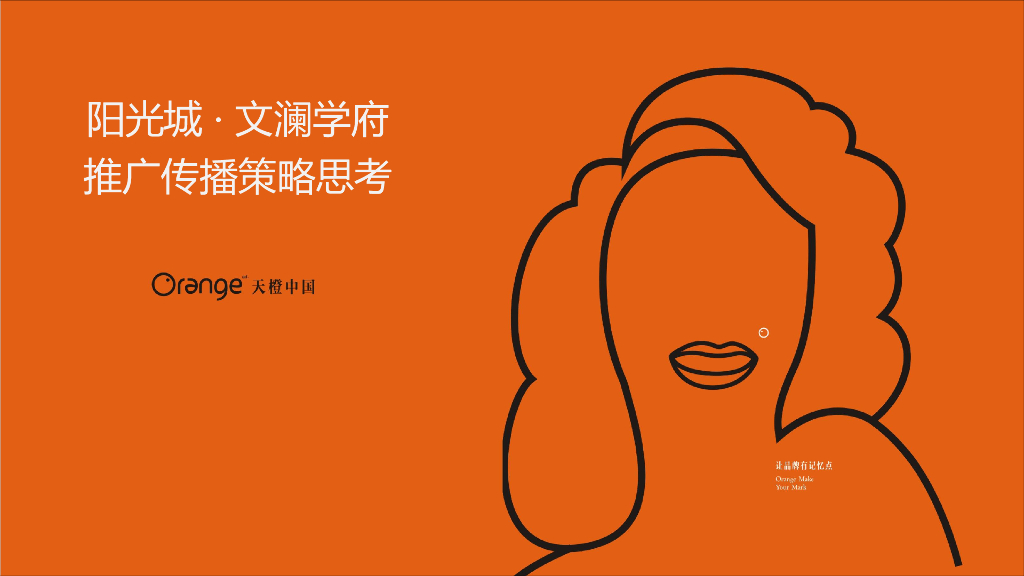 2019天橙中国-阳光城广东地王文澜学府传播推广案