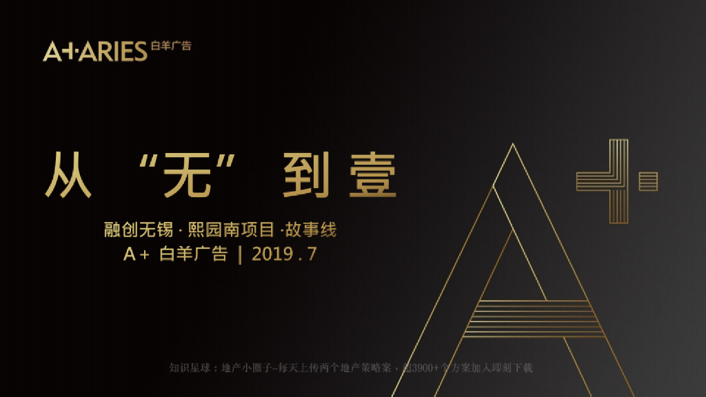 白羊-融创无锡壹号院整合传播方案
