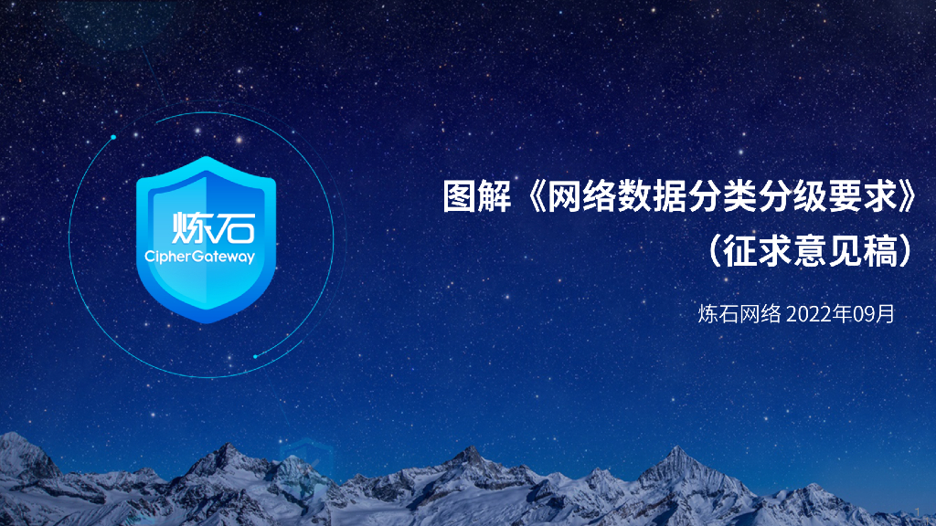 炼石网络：图解《网络数据分类分级要求（征求意见稿）》