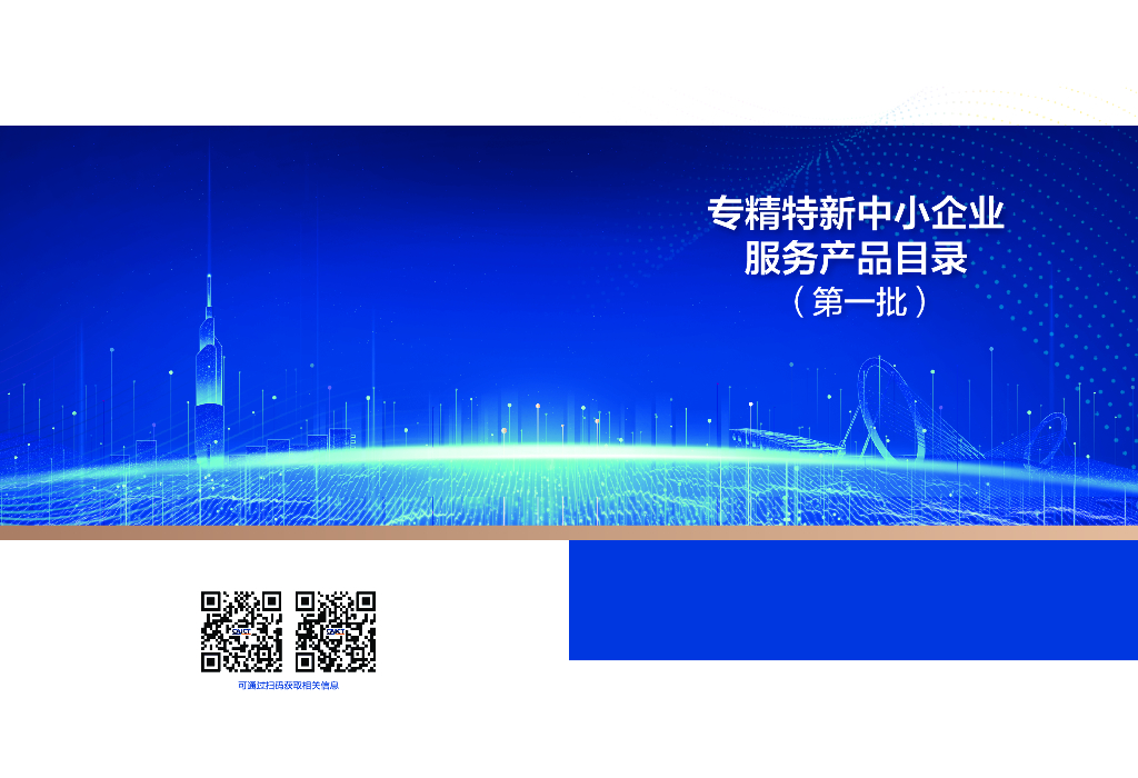 专精特新中小企业服务产品目录（第一批） 海报