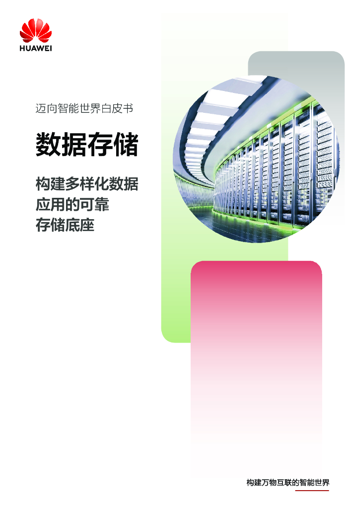 华为：迈向智能世界白皮书——数据存储篇
