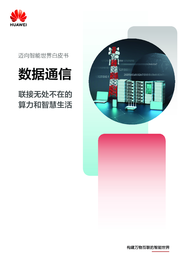 华为：迈向智能世界白皮书——数据通信篇