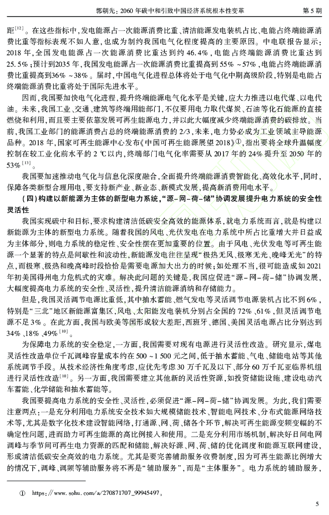 2060 年碳中和引致中国经济系统_第6页