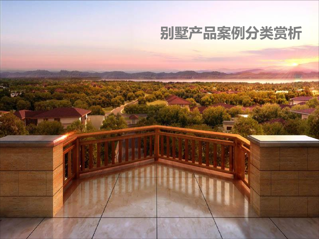 别墅类产品研究