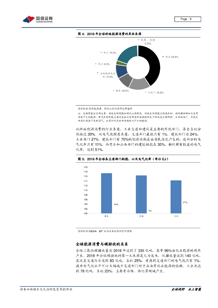 国信证券：能源变革专题研究之一 纵观全局，全球碳中和现实与愿景_第9页