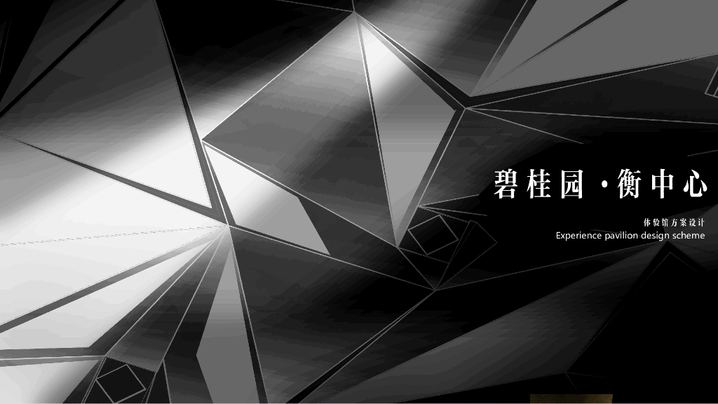 衡中心碧桂园体验馆方案