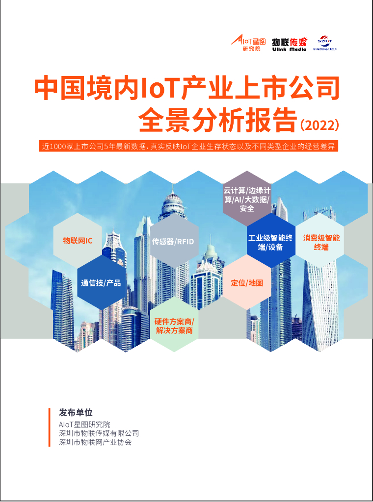 AIoT星图研究院：中国境内IoT产业上市公司全景分析报告（2022）