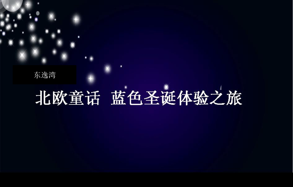 东逸湾圣诞活动初案