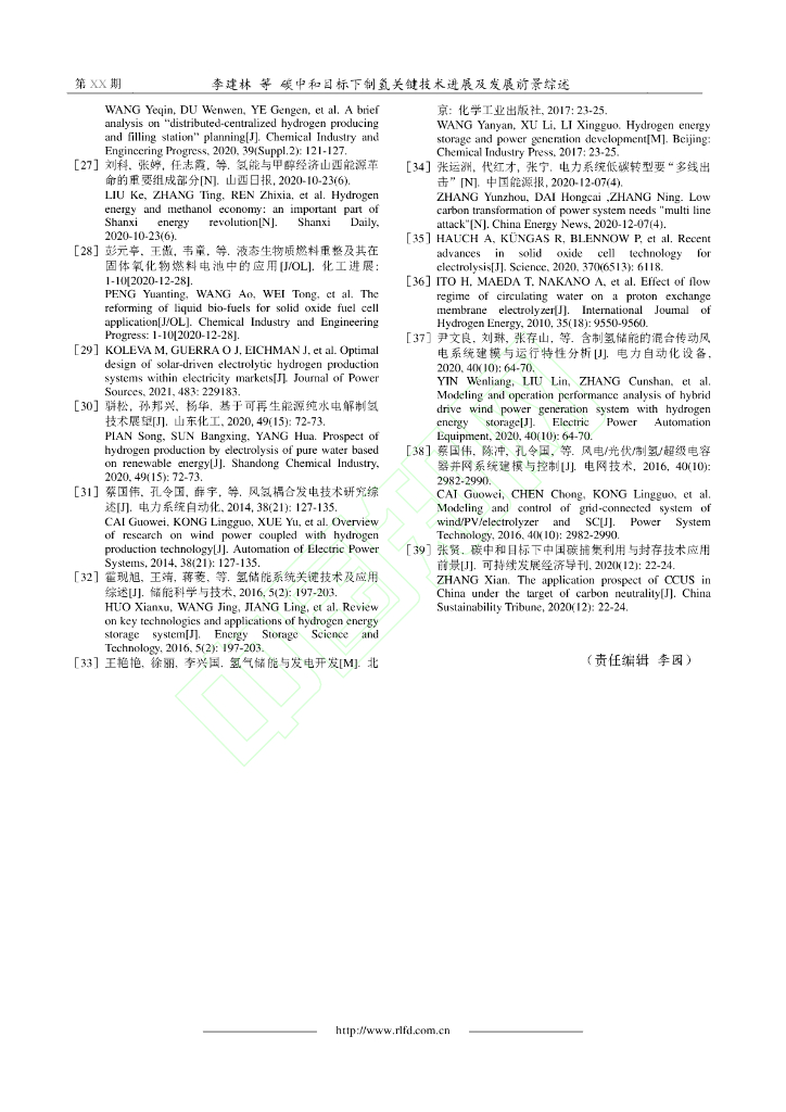 碳中和目标下制氢关键技术进展及发展前景综述_第10页