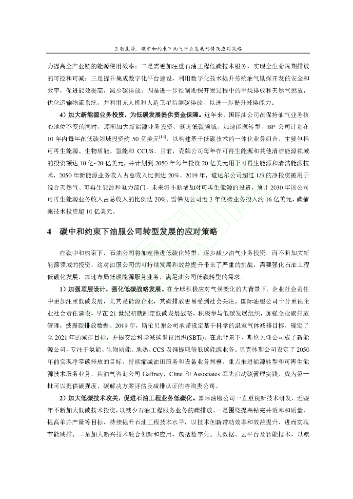 碳中和约束下油气行业发展形势及应对策略_第7页