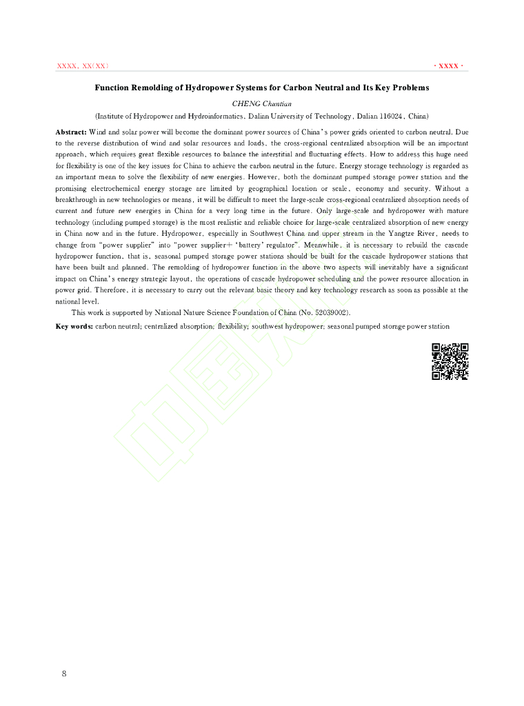 碳中和下的水电角色重塑及其关键问题_第9页