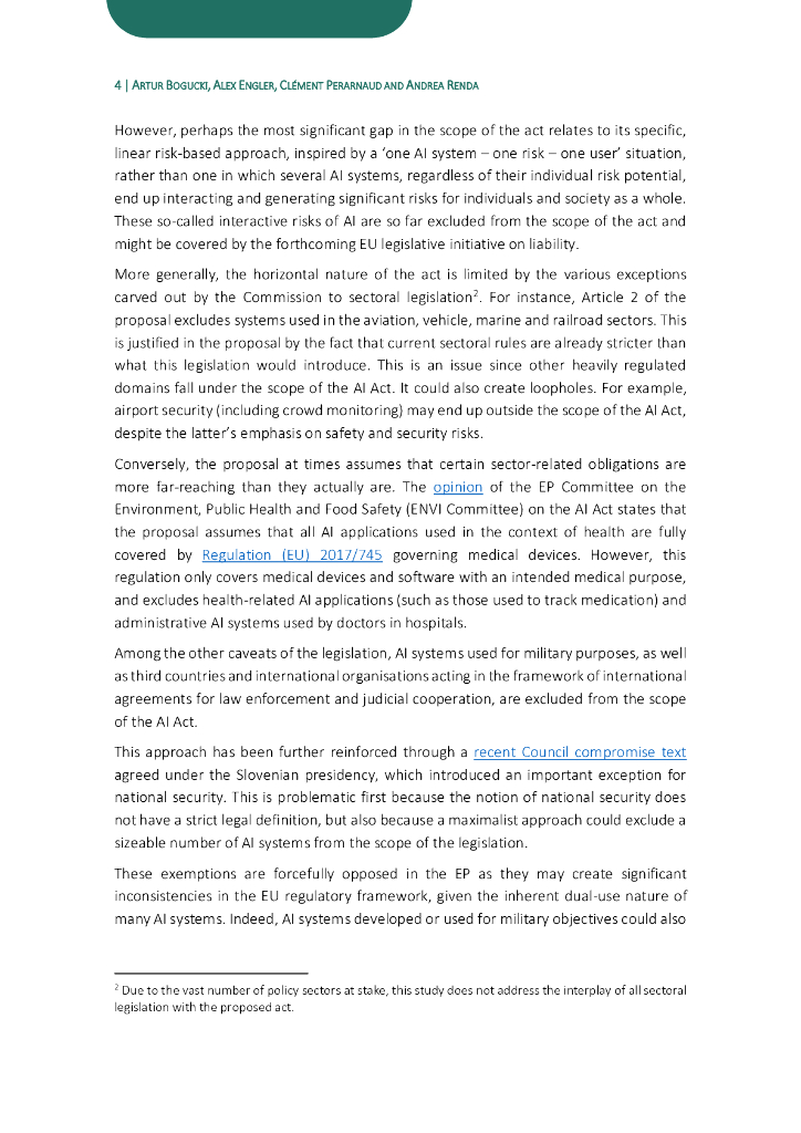 欧洲政策研究中心：人工智能法案和新兴的欧盟数字保护法——重叠、差距和不一致（英文版）_第7页