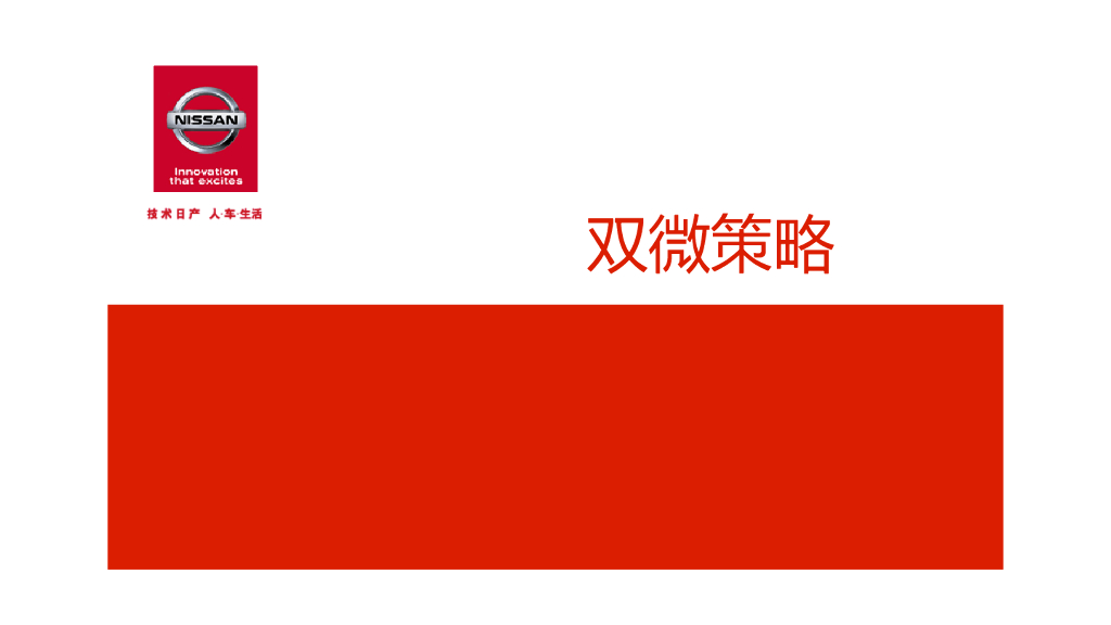 2017东风日产-微信微博策略