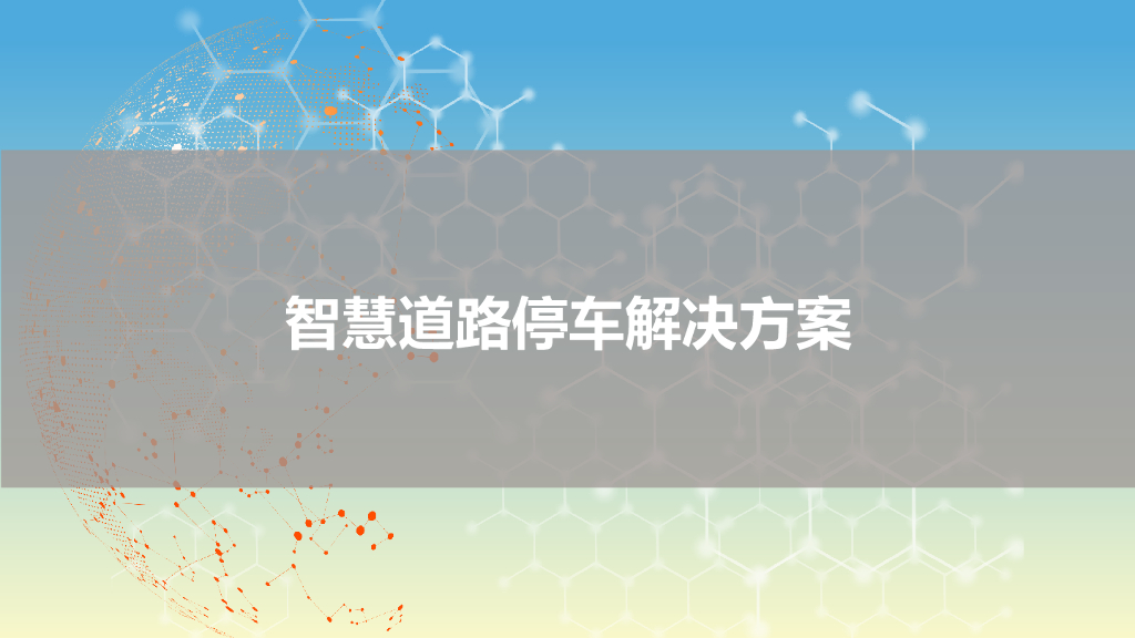 智慧道路停车解决方案