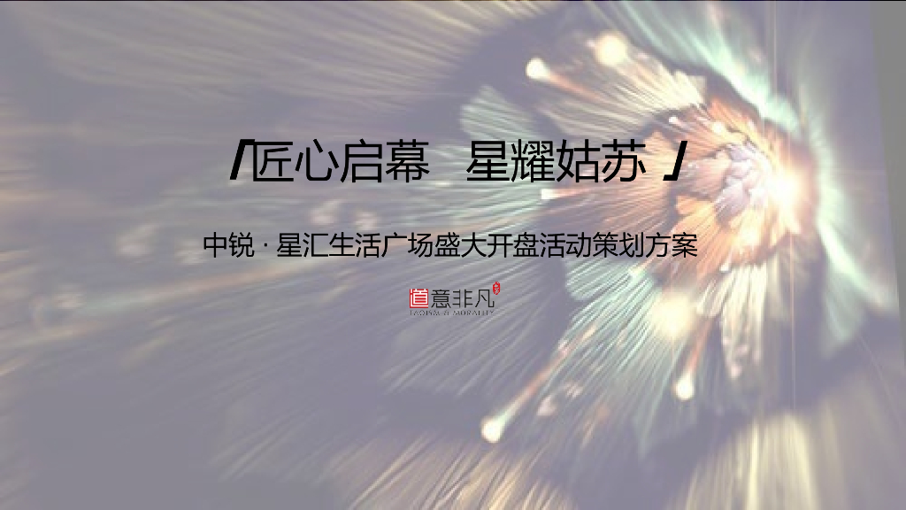 2017中锐·星汇生活广场开盘活动