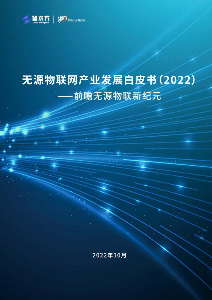 智次方&挚物：无源物联网产业发展白皮书（2022）——前瞻无源物联新纪元