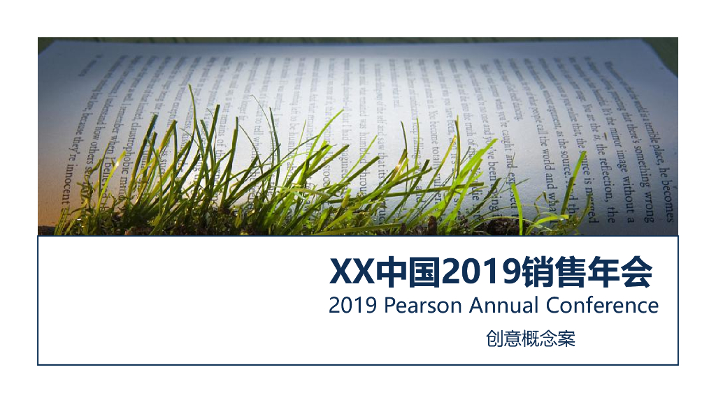 2019培生集团中国销售年会策划案